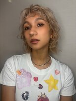 リークフー(Ree cu fuu)&nbsp;アンニュイグレージュウルフグレージュマッシュ