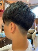 ツーブロックメンズカット刈り上げ