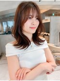 □丸みショートボブ/レイヤー/20代30代40代50代/顔周りカット
