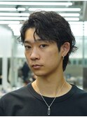 原宿メンズパーマフェザーパーマシャドウパーマセンターパート