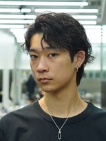 レタッチバイフィフス(RETOUCH by fifth)&nbsp;原宿メンズパーマフェザーパーマシャドウパーマセンターパート