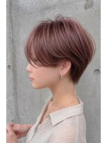 フルヘアデザイン(ful hair design)&nbsp;丸みショート×ピンクブラウン