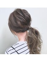 ヘアーポケットメリー(HAIR POCKET merry) *merryで叶える*ハイライトで立体感☆グレージュグラデーション