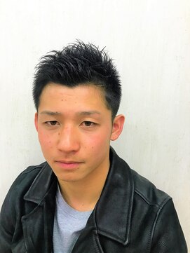 イナバ(Hair Life INABA) ショートモヒスタイル