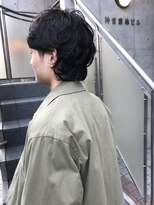 ビビト(bibito) bibito マッシュウルフパーマ ツーブロック 簡単スタイリング