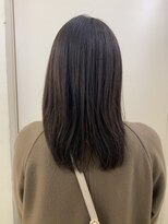 パティオン(PATIONN) 重ためミディアムロングスタイル☆ツヤサラベージュアッシュに!