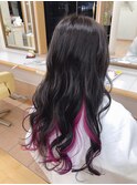 インナーカラーピンクパープル