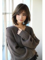 アフロート ディル(AFLOAT D'L)&nbsp;《AFLOATディル 井上紗矢香》似合わせ小顔前髪 ひし形ミディ