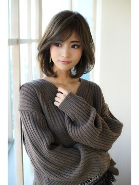 アフロート ディル(AFLOAT D'L) 《AFLOATディル 井上紗矢香》似合わせ小顔前髪 ひし形ミディ