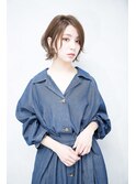 小顔ニュアンスショートヘア