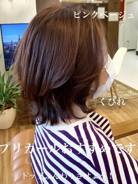 ノラキチジョウジ(NORA KICHIJOJI) #前髪#くびれ#韓国ヘア#ウルフカット#前髪なし#プリカール