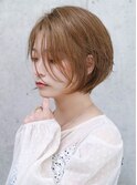 ショートカット ショートヘア ショートボブ 前髪長め 近鉄奈良