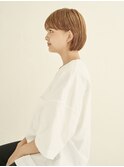 ボブ/カーキグレージュ/マッシュショート/大人かわいい[新宿駅]