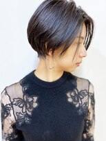 モリオ フロム ロンドン 成増店&nbsp;【morio成増/ムラマツ】大人黒髪　クールショートボブ