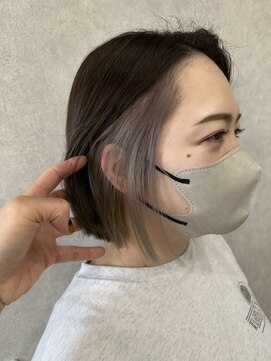 ハナヘアー(HaNa hair) 透明感グレー◎インナーカラー
