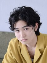 ロアー ヘアー ワメン(RAWR hair WaMen)&nbsp;【RAWR】メンズパーマ_センターパートウルフ