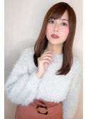春に向けたイメチェンヘアスタイル♪ミルクティーブラウン♪
