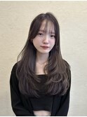 韓国風/韓国ヘア/レイヤー/小顔
