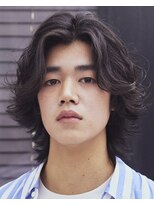 アース 鶴見店(HAIR&MAKE EARTH)&nbsp;センターパートニュアンスパーマ