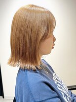 ジアン バイ ミルボン 西宮ガーデンズプラス(GIEN by milbon)&nbsp;透明感イルミナカラー×艶髪ストレート