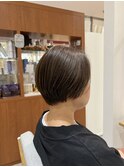 髪質改善×白髪ぼかし×ショート