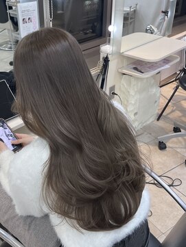 ユーフォリア 池袋東口駅前店(Euphoria) 【Euphoria MITSUKI】ブリーチなしで出来るミルクティーベージュ