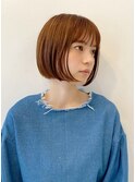 オレンジミニボブ1
