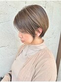 Santa'Fe式脱白髪染め白髪ぼかし/ショート