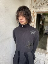 ロイジー(roijir) メンズボブ×スパイラルパーマ