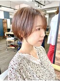 大人可愛い丸みショート　熊本　ruen 上通り　山田大貴