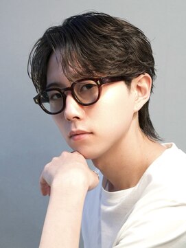 ゴールド 京都(GOALD) 毛流れパーマ　ニュアンスパーマ　マッシュウルフセンターパート