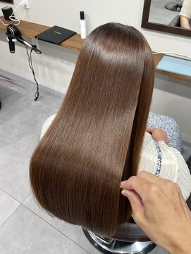 ルーム(ROOM) 髪質改善メテオストレートとメテオカラーの同時施術