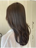 透明感たっぷりグレージュカラー