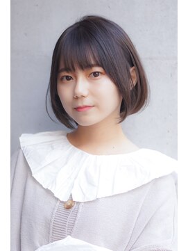 アンク リーフ(ankh leaf) ふんわりボブ/元住吉/武蔵小杉/髪質改善/ケアブリーチ/学割