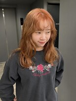 ジアン テラス(GIEN TERRASSE)&nbsp;オレンジブラウン/ルーツカラー/レイヤーカット@重里