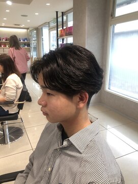 アッシュ 高幡不動店(Ash) 【Ash高幡不動店×田中】メンズ　フェザーパーマ