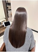 ショコラブラウン×髪質改善トリートメント