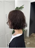 くせ毛パーマ風ボブ