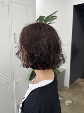 ジュノ 鹿児島中央店(Juno) くせ毛パーマ風ボブ