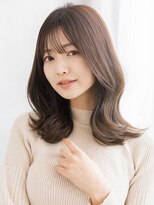 エレノア 横浜(Eleanor) くびれヘア 艶髪ミルクティーベージュ 韓国ヘア