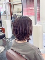 サウンドヘアデザイン(sound hair design) ハイライトカラーのレイヤーボブ☆