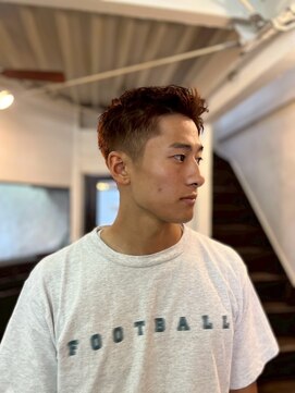 ビーバイエイトジェンツ(Bee by EIGHT GENTS) サーフカール/スパイキーショート/ブルーブラック/心斎橋