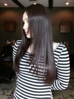 ヘアー アイス ルーチェ(HAIR ICI LUCE) レイヤーカット/バーガンディ/ワインレッド/太田