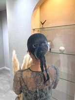 カラークチュール(Color Couture)&nbsp;黒髪/暗めカラー/オリーブグレー/小顔ヘア/縮毛矯正