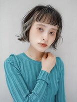 ギークス(GEEKS) 【GEEKS渋谷】オン眉ボブ/アンブレラカラー/初ブリーチ/冬カラー