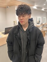 クオル キャスト 神戸三宮(QOL×cast)&nbsp;[YUYA］が作る無造作パーマ