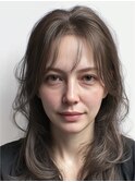 海外人気エアリーレイヤーアッシュグレージュ