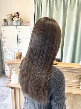 ルッカバイジェービー 行徳(lucca by jb) 着物ヘア/大人ガーリー/ダークアッシュ/似合わせカット/行徳