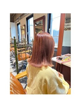 ビューティーストリーム(BEAUTY STREAM)の写真/ダメージレスで理想の透明感！旬なダブルカラーをライフスタイルに馴染む色味で♪