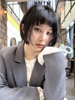 ミンクス 銀座店(MINX)&nbsp;“抜け感ミニボブ×顔周りレイヤー” MINX中村